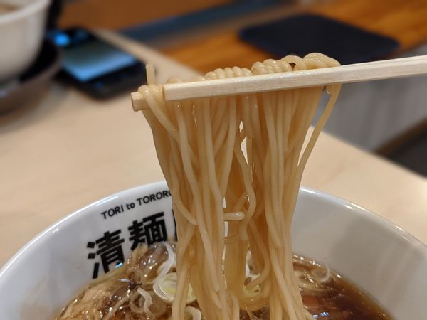 「鶏そば玉子　880円」@清麺屋の写真