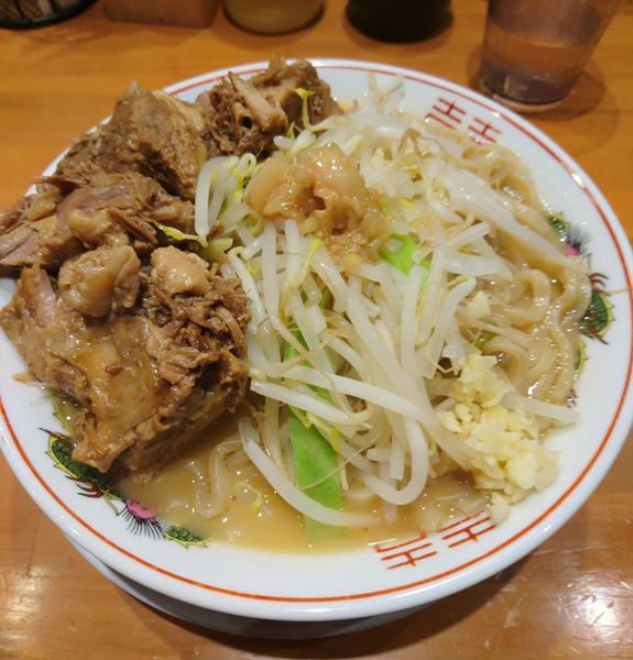 「らーめん２５０g豚増し」@らーめん たん二郎の写真