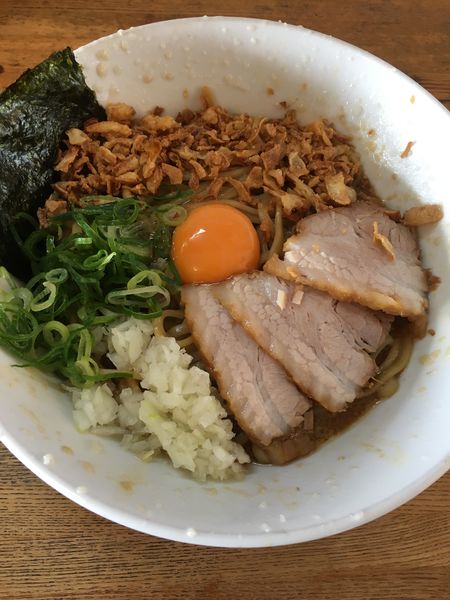 「まぜそば800円」@ラーメン 一樹の写真