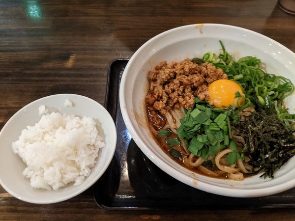 「台湾まぜそば　950円　+追い飯　60円」@拉麺  登の写真
