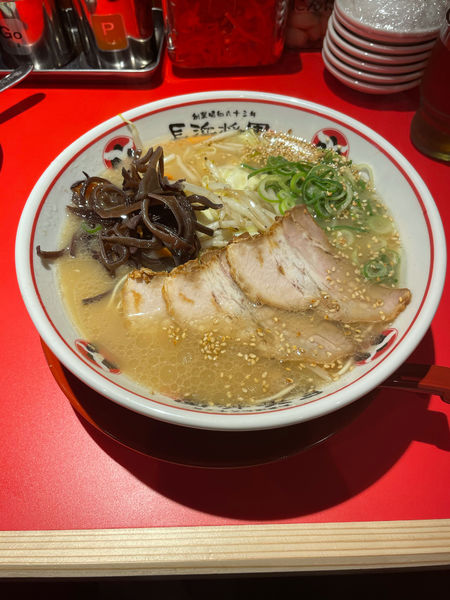 「特製将軍ラーメン　600円」@二代目長浜将軍 那珂川本店の写真