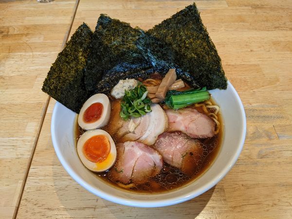 「特製醤油そば(手もみ)　1100円」@麺処 いち林の写真