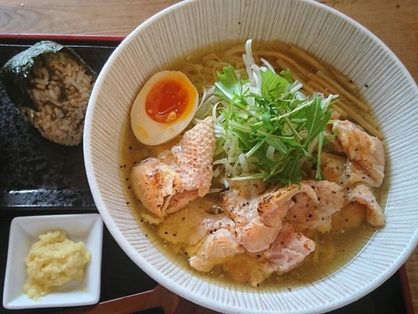 「【限定】鶏塩生姜らーめん ￥860」@和風らーめん 凪の写真
