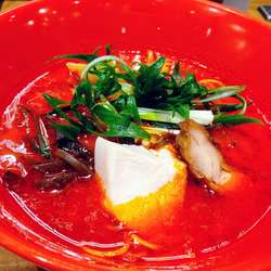 旨辛鶏そば+替玉