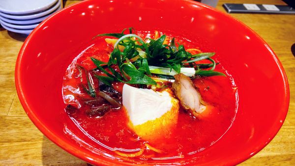 「旨辛鶏そば+替玉」@ラーメン&とり焼肉 かけはし亭の写真