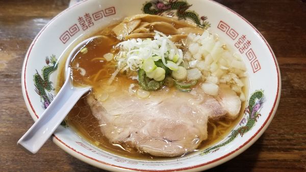 「朝専用中華そば　醤油」@らあめん 寸八 総本店の写真