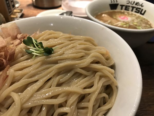 「梅鰹つけ麺」@つけめんTETSU 壱の木戸 水戸店の写真