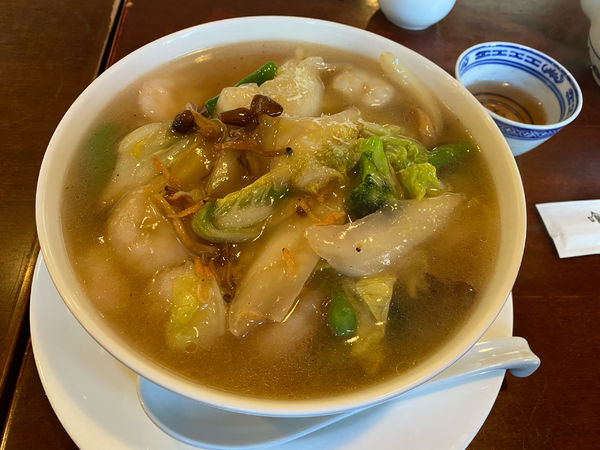 「海老入りつゆそば（M）1,400円」@チャイナダイニング 喰う 喰うの写真