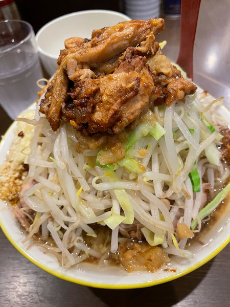 「並豚増　生玉子」@ラーメン イエロー 御徒町店の写真