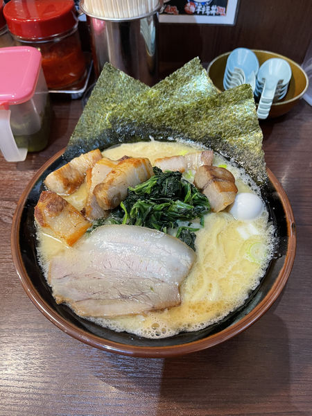 「ラーメン(塩)大盛りバラチャーシュー」@喜多見家 大田原店の写真