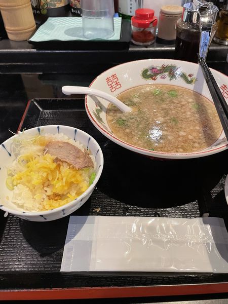 「京都ラーメン　白」@炭火屋 もり平の写真