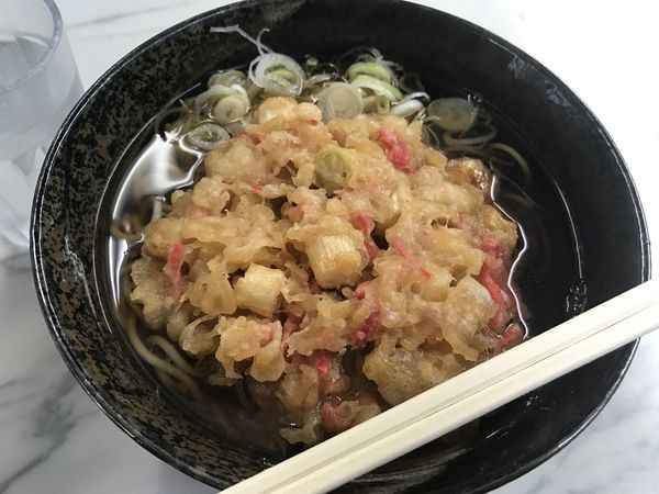 「生姜天そば【400円】」@大和屋の写真