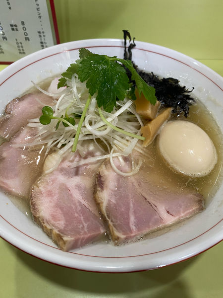 「煮干しと浅利の塩そば特製」@溝ノ百合の写真