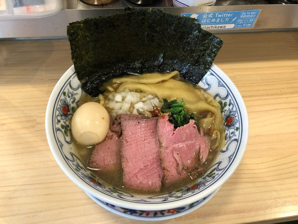 「すごい特製煮干しラーメン」@すごいビーフ煮干しラーメン ビーフキッチンスタンド 立川店の写真