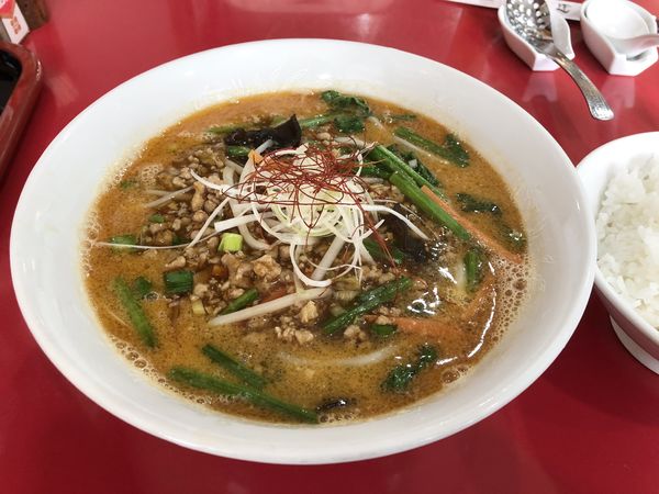 「担々麺」@中国料理 蓬莱 沼ノ端店の写真