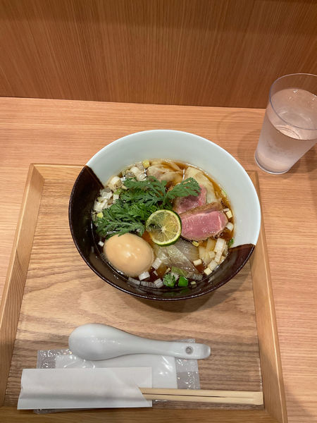 「特製鴨醬油そば」@ラーメンWalkerキッチンの写真