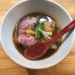 「(竹)中華そば 750円」@自家製麺 くろ松の写真