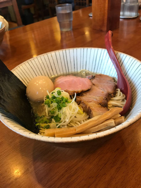 「味玉煮干しそば（塩）」@麺屋 照の坊の写真