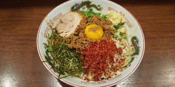 「限定D塩台湾まぜそば1050円+大盛り100円+豚1枚」@麺屋 づかちゃんの写真