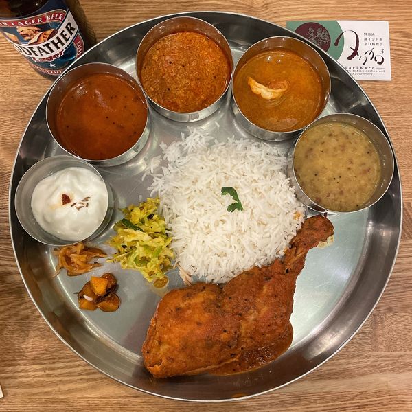 「夜のタリカロ・カリープレート」@對馬流南インド系辛口料理店 タリカロの写真