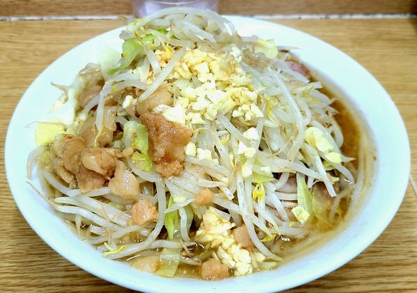「大ラーメン(ﾆﾝﾆｸ.ｱﾌﾞﾗ)」@ラーメン二郎 栃木街道店の写真