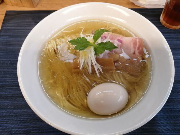 「白中華　　750円　クーポン味玉」@中華そば 心の写真