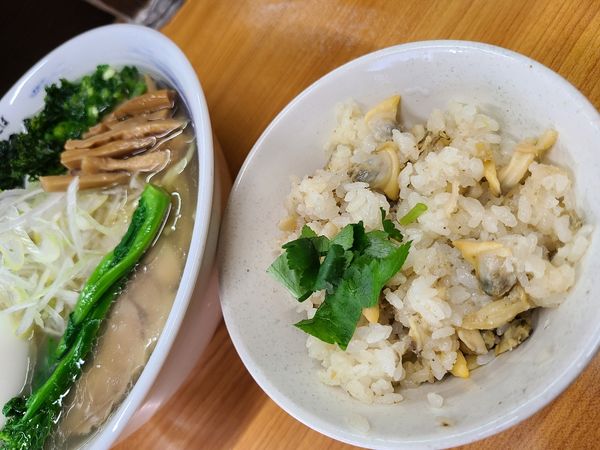 「貝の出汁ラーメン塩　　限定」@中華そば 半ざわの写真