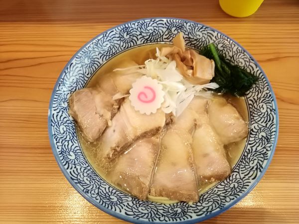 「[限定]チャーシュー生姜塩そば(1100円)+和え玉」@麺屋いとうの写真