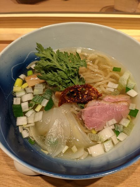 「[饗くろ㐂] 鴨塩そば」@ラーメンWalkerキッチンの写真