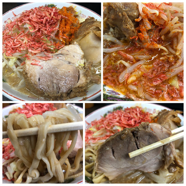 「小ラーメン750円 トムヤンクン100円ニンニク」@ラーメン二郎 川越店の写真