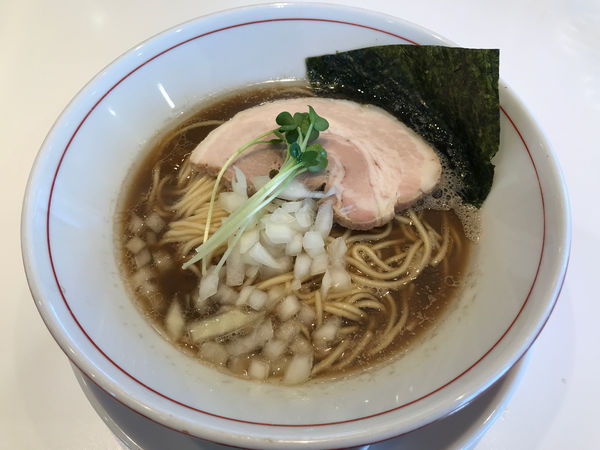 「【土日限定】純煮干しそば　850円」@花道の写真