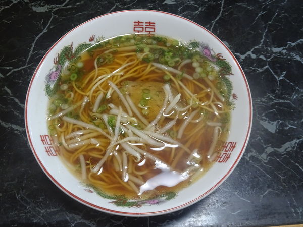 「中華そば」@ぎょうざの店 白雅の写真