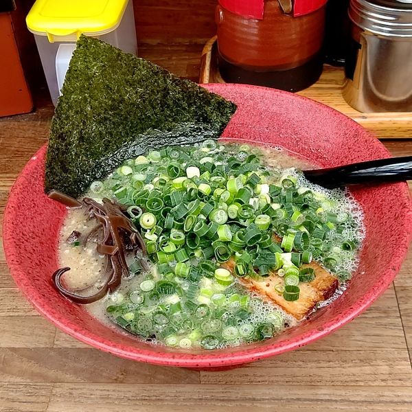 「らぁめん＋ねぎ」@九州ラーメン 成竜の写真