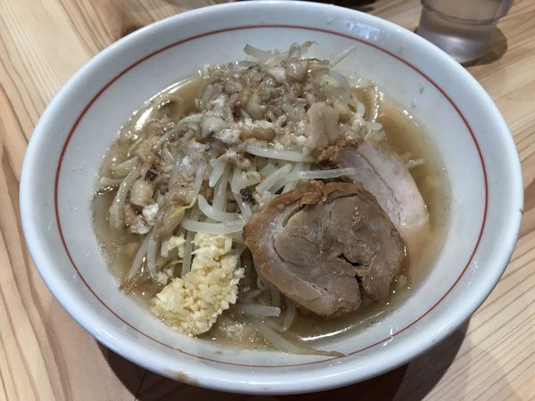 「小 極太麺 870円」@眞久中の写真