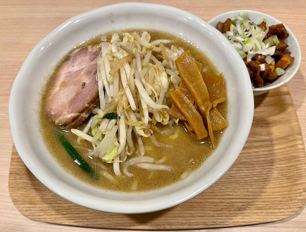 「味噌ラーメン＋ミニチャーシューご飯＋麺大盛」@麺屋 幸生の写真