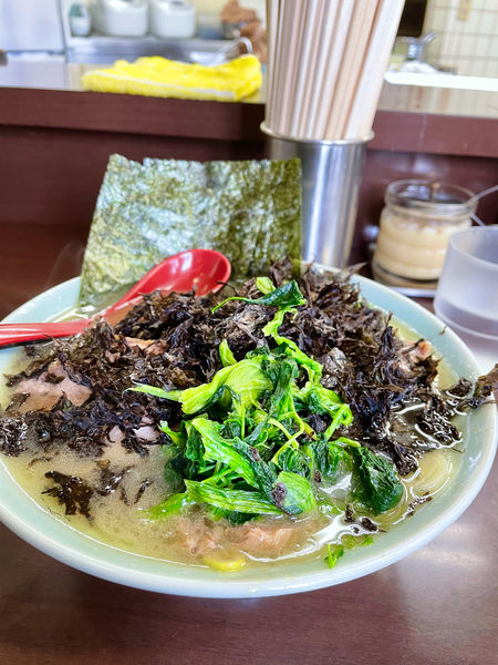 「岩のりチャーシュー麺」@ラーメンショップ 二ツ橋店の写真