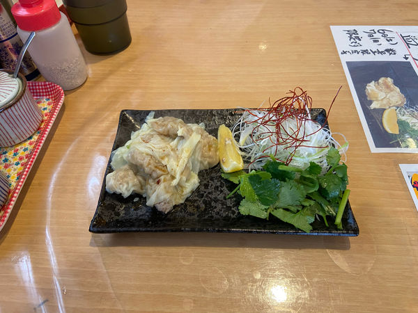 「皿ワンタン」@らーめん処 彩蓮の写真