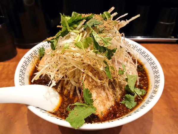 「スパイス・もやしラー麺+肉切れっぱし+ネギ+スパイス増」@スパイス・ラー麺 卍力 秋葉原店の写真