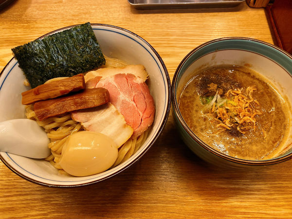 「味玉濃厚魚介豚骨海老つけ麺¥1000」@らぁ麺 ふじ松の写真
