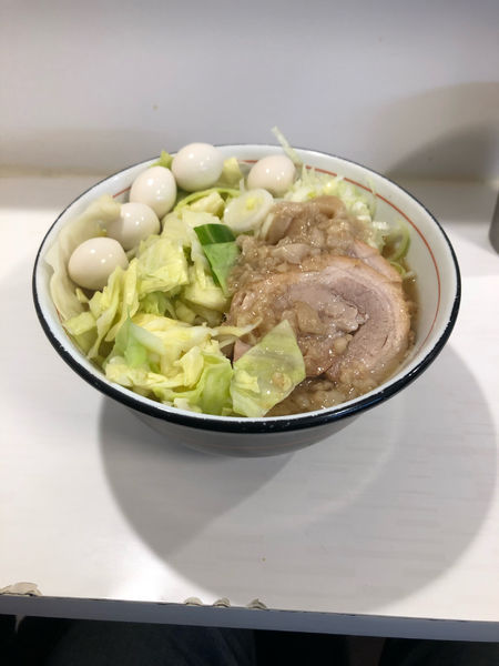 「小ラーメン　ねぎ　うずら」@ハイパーファットンの写真