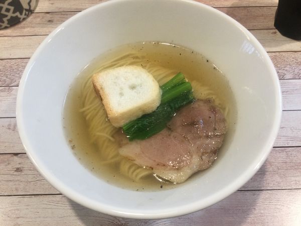 「祖師谷塩そば(¥800)」@世田谷中華そば 祖師谷七丁目食堂の写真