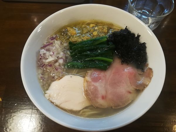 「貝節潮そば 大盛」@CLAM＆BONITO貝節麺RAIKの写真