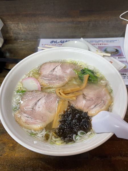 「チャーシュー麺（塩）大盛り1050円」@ラーメン おおもりの写真