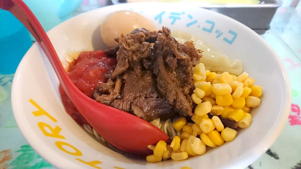 「【昼】限定：特製 国産和牛霜降りスペシャルまぜそば」@ハイデン.コッコFACTORYサマンサ・タマサの写真