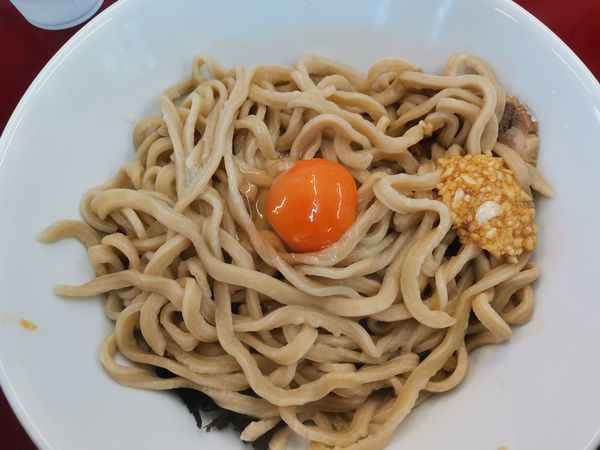 「小油そば」@まぜそば油そば専門店 雷音の写真