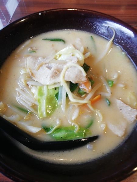 「野菜たっぷり極楽ちゃんぽん」@極楽湯水戸店 お食事処の写真