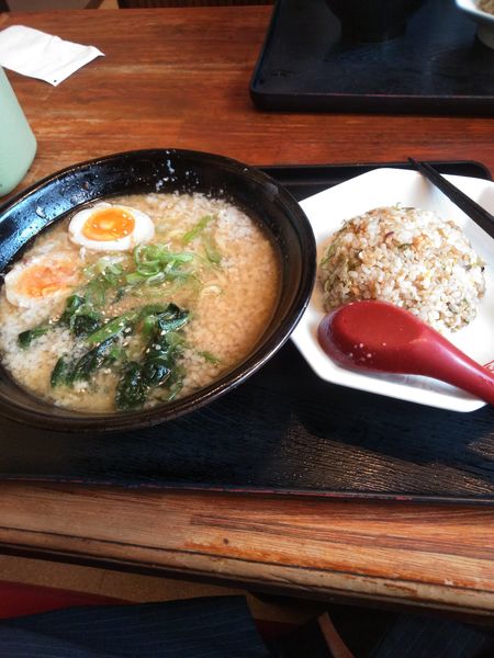 「コテ味噌+半チャーハン」@麺ズクラブ 流山インター店の写真