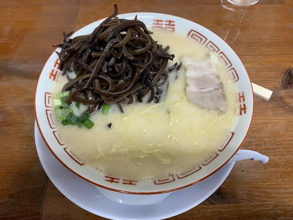「キクラゲラーメン 950円」@博多元気一杯‼︎の写真