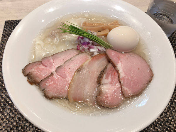 「特製　中華蕎麦　塩」@宍道湖しじみ中華蕎麦 琥珀 東京本店の写真