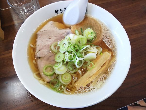 「津軽ラーメン（太麺）　680円」@マルミ・サンライズ食堂の写真